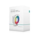DeepCool AG400 WH ARGB Single Tower 120mm CPU Cooler R-AG400-WHANMC-G-2