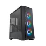 Cooler Master MasterBox MB520 Mesh ARGB (ATX) Mid Tower Cabinet (Black) MB520-KGNN-S00
