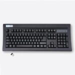 TVS ELECTRONICS Platina Wireless Mechanical Keyboard | Adjustable Tilt Legs| Laser-Etched Key Caps| LED Indicators| 50M Keystroke Life| 10M Range| Auto Sleep Mode| Rupee Symbol|1-Year Warranty | Black