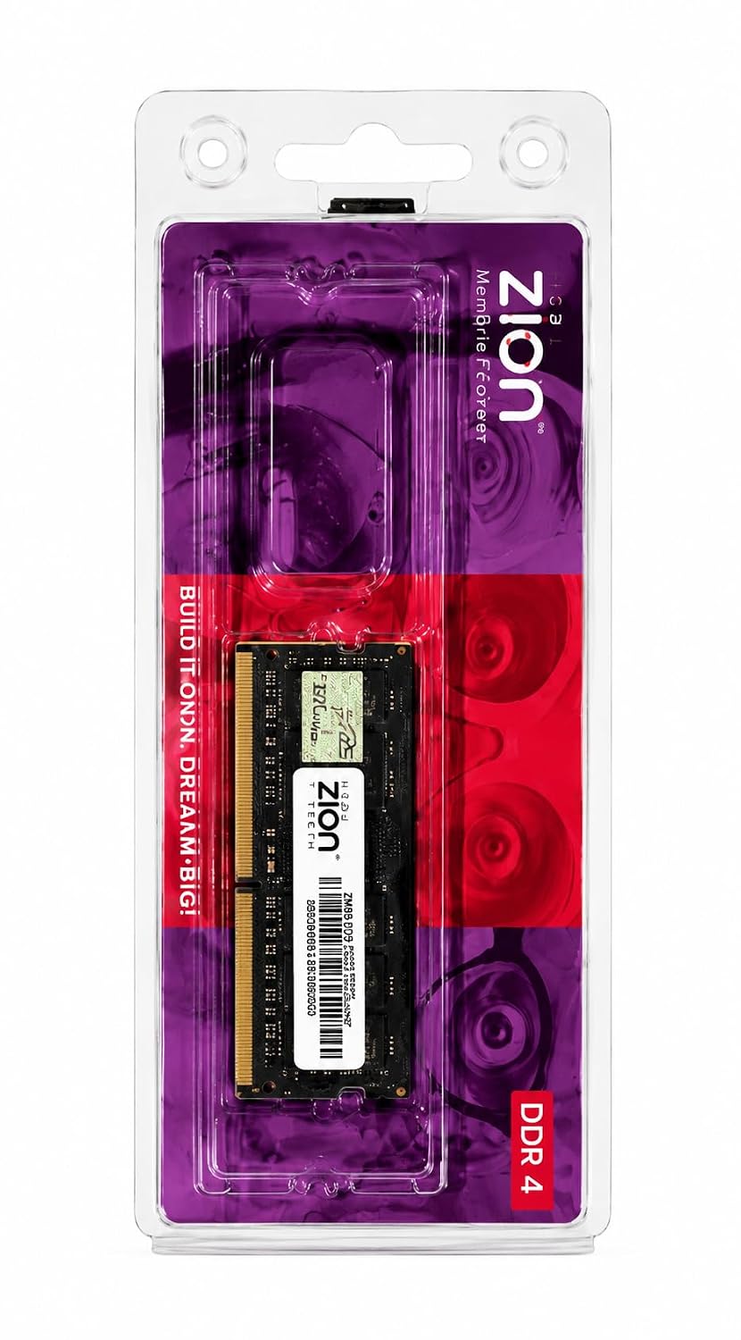 ZION 8GB RAM ZION | 8GB DDR4 3200MHz Laptop RAM | PC4-25600 SODIMM | High-Speed Memory Upgrade Compatible with DDR4 Laptops - Image 1