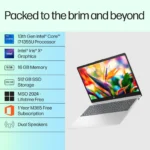 HP 15-fd0468TU Laptop, Intel Core i7-1355U 13th Gen, 16GB DDR4 RAM, 512GB SSD, Windows 11 Pro, 15.6 Inch FHD Display - Image 5