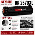 INFYTONE DR-2570 Imaging Drum Unit | High Yield 15,000 Pages | Compatible with Brother HL-L2400D, HL-L2440DW, HL-L2460DN, HL-L2460DW, DCP-L2605DW, DCP-L2640DW & DCP-L2680DW - Image 3