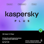 Kaspersky 10 User, 3 Year Plus Security