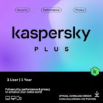 Kaspersky 3 User, 1 Year Plus Security