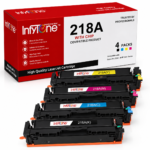 INFYTONE 218A W2180A Black/Color Toner Cartridge | Up to 1,300 Pages | Compatible with HP Color LaserJet Pro 3201dw, MFP 3301cdw, 3301fdw & 3301sdw