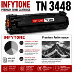 INFYTONE TN-3448 Black Toner Cartridge | High Yield 8,000 Pages | Compatible with Brother HL-L5000D, HL-L5100DN, HL-L6200DW, DCP-L5600DN & MFC-L5900DW - Image 2