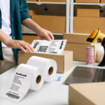 Thermal Shipping Labels 4 x 6 Inch (100 x 150 mm) 70 GSM | 400 Labels per Roll | Self-Adhesive Direct Thermal Paper | Pack of 4 - Image 7