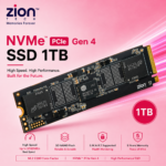 Zion Tech 1TB NVMe M.2 PCIe Gen 4.0 x4 SSD, M.2 2280 Internal Solid State Drive, High-Speed Storage for Laptop, Desktop & PC - Image 2