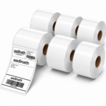 4 x 6 Inch 100 x 150 mm 70 GSM Thermal Shipping Labels Pack of 6