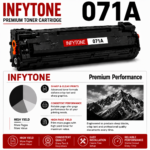 INFYTONE 071A Black Toner Cartridge with Chip | High Yield Black Toner | Compatible with Canon LBP122dw, MF275dw & MF272dw | Sharp & Clear Printing - Image 3