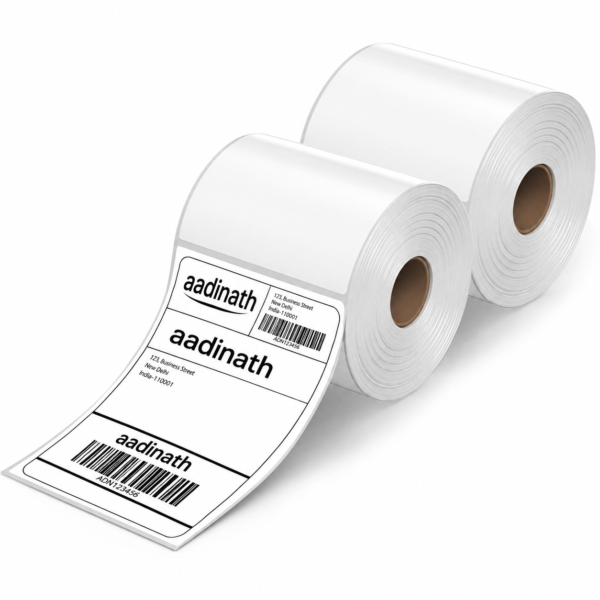 Thermal Shipping Labels 4 x 6 Inch 100 x 150 mm 70 GSM Pack of 2