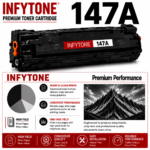 INFYTONE 147A W1470A Black Toner Cartridge with Smart Chip | High Yield 10,500 Pages | Compatible with HP LaserJet Enterprise M610, M611, M612, M634, M635 & M636 - Image 2