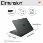 HP Victus 15-fa2192TX Gaming Laptop, Intel Core i5-13420H, 16GB DDR5 RAM, 512GB SSD, NVIDIA GeForce RTX 3050 4GB, 15.6-inch FHD 144Hz Display - Image 3
