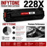 INFYTONE 228X / CF228X Black Toner Cartridge | High Yield 6,000 Pages | Compatible with HP LaserJet Pro M403d, M403dn, M403n, M427dw, M427fdn & M427fdw - Image 2