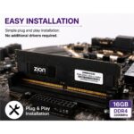 Zion Tech 16GB DDR4 3200MHz Desktop RAM | PC4-25600 | High-Speed Memory Upgrade for Compatible DDR4 PCs - Image 4