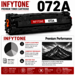 INFYTONE 072A Black Toner Cartridge with Chip | High Yield 2,500 Pages | 1 Pack | Compatible Replacement Toner for HP Laser Printers - Image 2