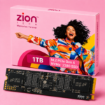 Zion Tech 1TB NVMe M.2 PCIe Gen 4.0 x4 SSD, M.2 2280 Internal Solid State Drive, High-Speed Storage for Laptop, Desktop & PC