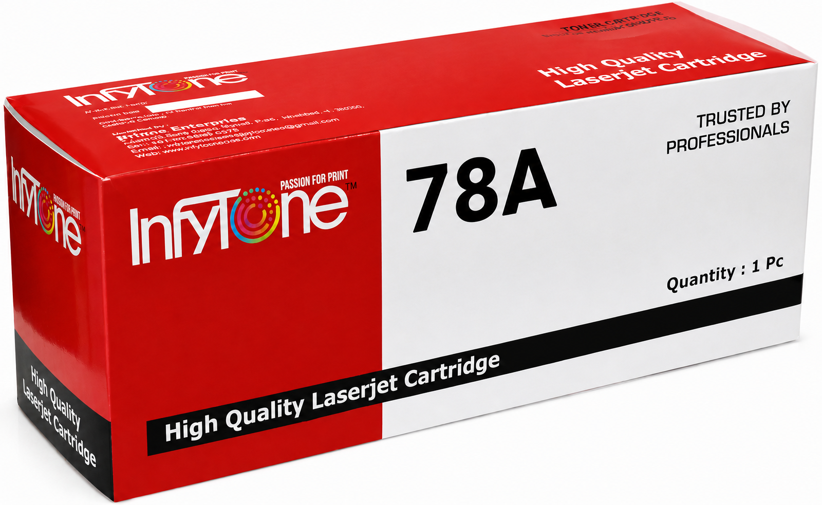 INFYTONE CE278A Black Toner Cartridge Compatible with HP LaserJet Pro