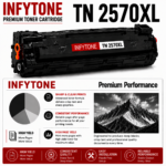 INFYTONE TN-2570XL High Yield Black Toner Cartridge | Up to 3,000 Pages | Compatible with Brother HL-L2400D, HL-L2440DW, HL-L2460DN, HL-L2460DW, DCP-L2605DW, DCP-L2640DW & DCP-L2680DW - Image 3