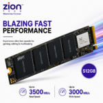 Zion Tech 512GB NVMe M.2 PCIe Gen 3.0 x4 SSD, High-Speed Internal Solid State Drive, M.2 2280, Up to 3500MB/s Read Speed, for Laptop, Desktop & PC - Image 6
