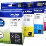 Brother LC539XLBK/535XLC/M/Y Ink Cartridge for DCP-J100, DCP-J105