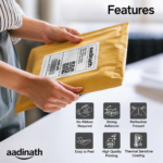 Thermal Shipping Labels 4 x 6 Inch (100 x 150 mm) 70 GSM | 400 Labels per Roll | Self-Adhesive Direct Thermal Paper | Pack of 4 - Image 3