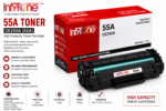 INFYTONE 55A CE255A Black Toner Cartridge | Up to 6,000 Pages | Compatible with HP LaserJet P3015, M521dn, M521dw, M525dn, M525f & M525c - Image 2