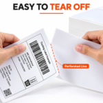 Thermal Shipping Paper 4 x 6 Inch (100 x 150 mm) 70 GSM | 400 Labels per Roll | Self-Adhesive Direct Thermal Labels - Single Pack - Image 4