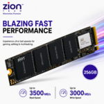 Zion Tech 256GB NVMe M.2 PCIe Gen 3.0 x4 SSD, M.2 2280 Internal Solid State Drive, High-Speed Storage for Laptop, Desktop & PC - Image 3