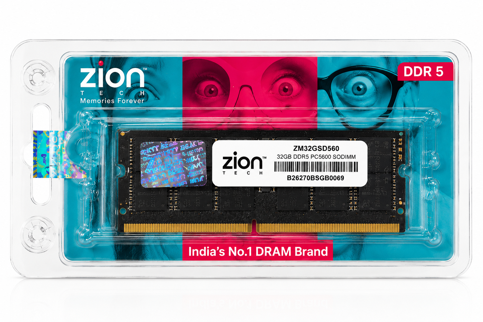 Zion Tech 32GB DDR5 5600MHz Desktop RAM