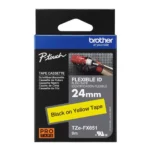 Brother TZE-FX651 Black On Yellow (24mm)