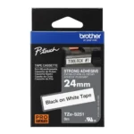 Brother TZE-S251 BLACK ON WHITE (24mm)