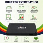 Zion Tech 512GB SATA III 2.5 Inch Internal SSD, Up to 550MB/s Read Speed, 500MB/s Write Speed, 6Gbps SATA Interface, Solid State Drive for Laptop, Desktop & PC - Image 5