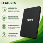 Zion Tech 2TB SATA III 2.5 Inch Internal SSD, Up to 550MB/s Read Speed, 500MB/s Write Speed, 6Gbps SATA Interface, Solid State Drive for Laptop, Desktop & PC - Image 4