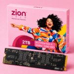 Zion Tech 2TB NVMe M.2 PCIe Gen 4.0 x4 SSD, M.2 2280 Internal Solid State Drive, High-Speed Storage for Laptop, Desktop & PC