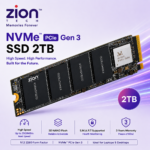 Zion Tech 2TB NVMe M.2 PCIe Gen 3.0 x4 SSD, M.2 2280 Internal Solid State Drive, Up to 3500MB/s Read Speed, High-Speed Storage for Laptop, Desktop & PC - Image 2