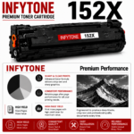 INFYTONE 152X / W1520X Black Toner Cartridge | High Yield 5,000 Pages | Compatible with HP LaserJet Pro 4004d, 4004dn, 4004dw, MFP 4104dw, 4104fdn & 4104fdw - Image 2