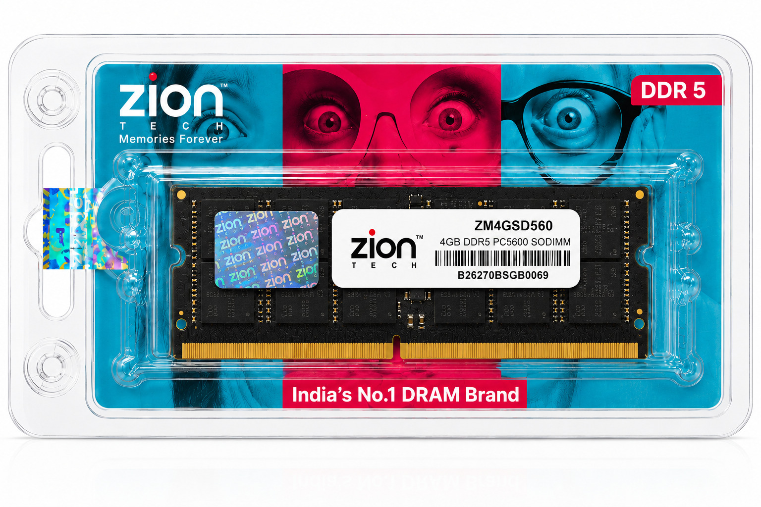 Zion 4GB DDR5 5600MHz Laptop RAM