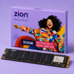 Zion Tech 512GB NVMe M.2 PCIe Gen 3.0 x4 SSD, High-Speed Internal Solid State Drive, M.2 2280, Up to 3500MB/s Read Speed, for Laptop, Desktop & PC