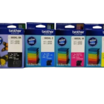 Brother LC589XLBK/585XLC/M/Y Ink Cartridge for MFC-J3520 & MFC-J3720