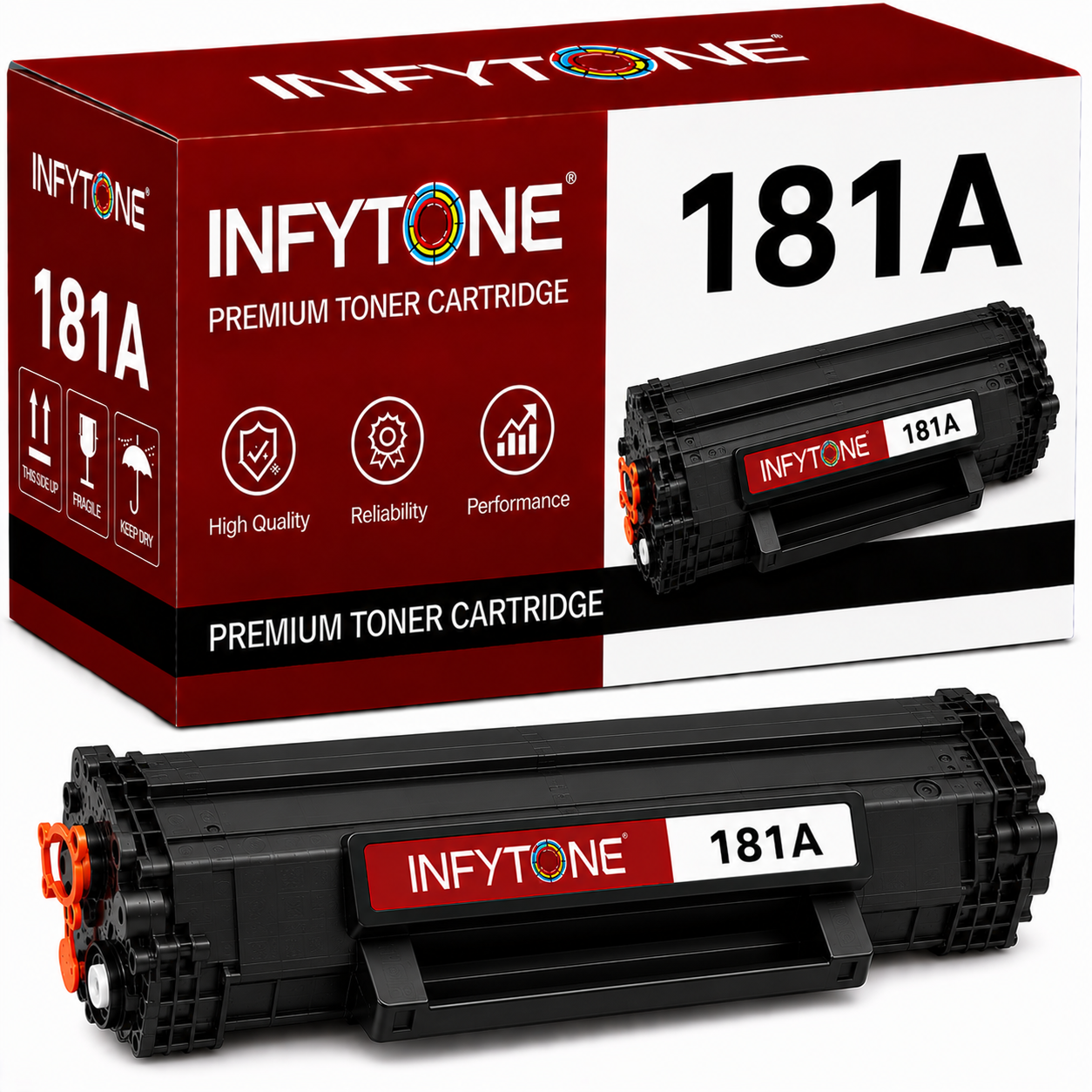 INFYTONE 181A W1810A Black Toner Cartridge with Chip