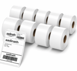 4 x 6 Inch 100 x 150 mm 70 GSM Thermal Shipping Labels Pack of 10