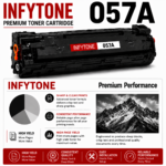 INFYTONE 057A / CRG-057 Black Toner Cartridge | 3,100 Pages | Compatible with Canon imageCLASS MF445dw, MF448dw, MF449dw, MF455dw, MF443dw, LBP226dw, LBP227dw, LBP228dw, LBP236dw & LBP237dw - Image 2