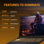 ASUS TUF Gaming A16 FA607NUQ-RLQ83WS Laptop, AMD Ryzen 7, 16GB DDR5 RAM, 1TB SSD, NVIDIA GeForce RTX 4050 6GB, 16-inch WUXGA 165Hz Display - Image 4
