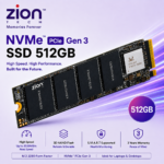Zion Tech 512GB NVMe M.2 PCIe Gen 3.0 x4 SSD, High-Speed Internal Solid State Drive, M.2 2280, Up to 3500MB/s Read Speed, for Laptop, Desktop & PC - Image 2