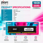 Zion 16GB DDR5 5600MHz Laptop RAM | High-Speed SODIMM Memory - Image 2