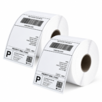 Thermal Shipping Paper - x - Inch (100 - 150 mm) 70 GSM - 400 Labels per Roll - Self-Adhesive Direct Thermal Labels - Pack of 2