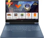 HP Victus 15-fb3125AX Gaming Laptop, AMD Ryzen 7 7445H, 16GB DDR5 RAM, 512GB SSD, NVIDIA GeForce RTX 3050 6GB, 15.6-inch FHD 144Hz Display