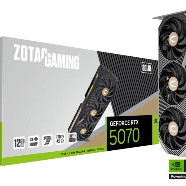 ZOTAC GAMING GeForce RTX 5070 SOLID OC 12GB GDDR7