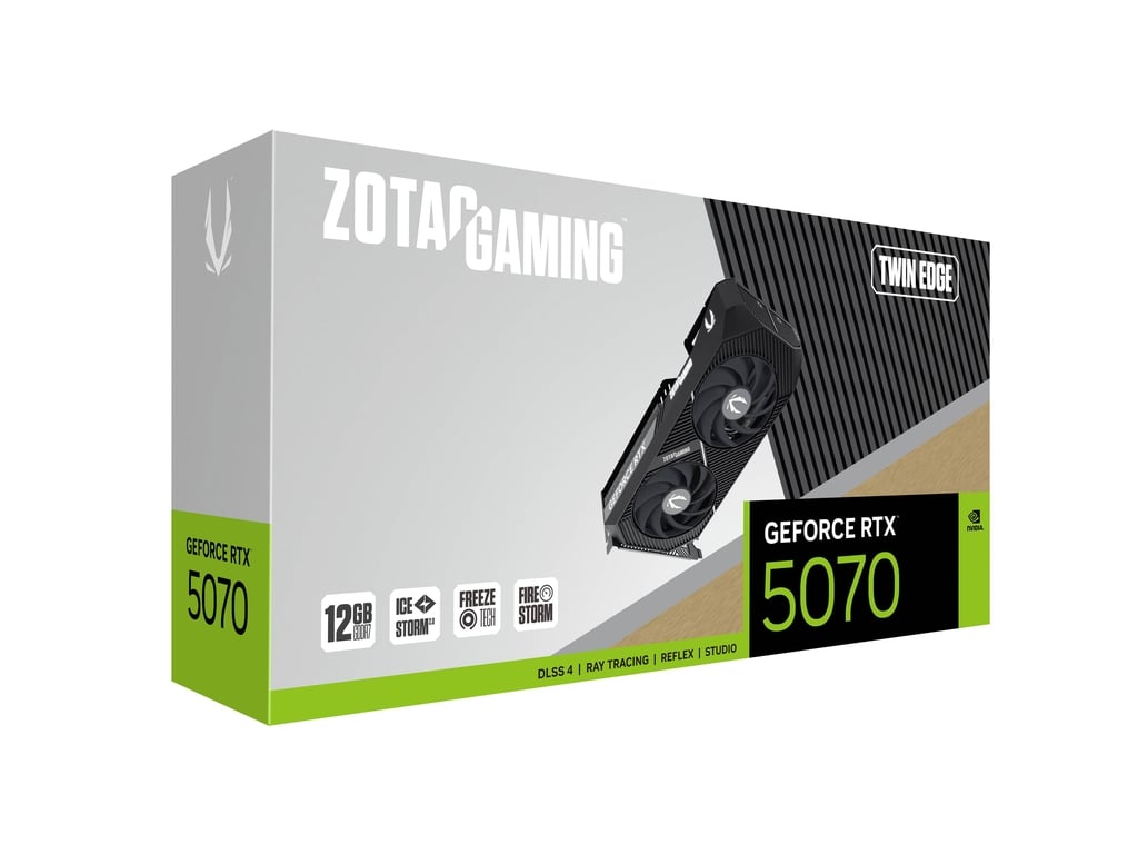ZOTAC GAMING GeForce RTX 5070 Twin Edge 12GB GDDR7